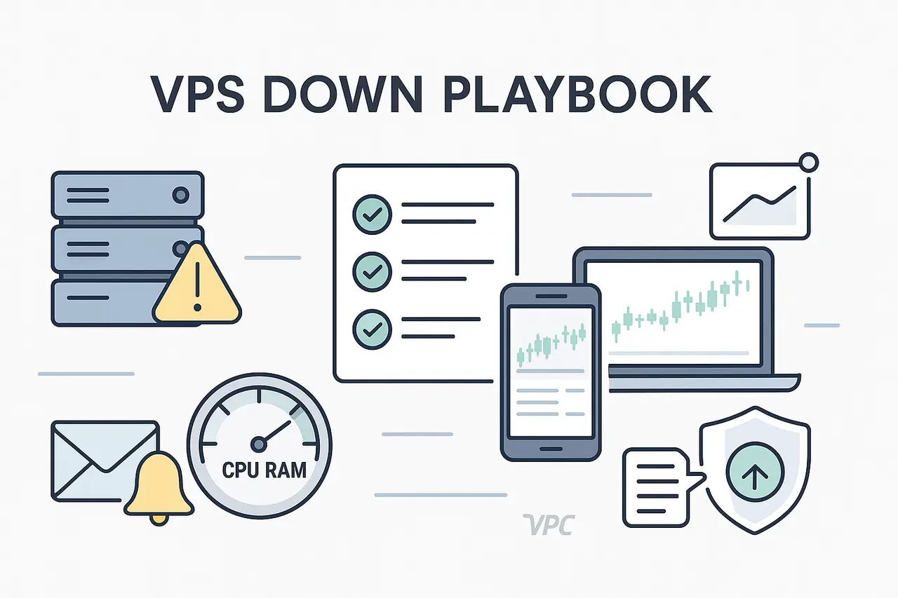 VPS Trading Down Saat Robot Sedang Transaksi? Ini Langkah Aman & Terukur