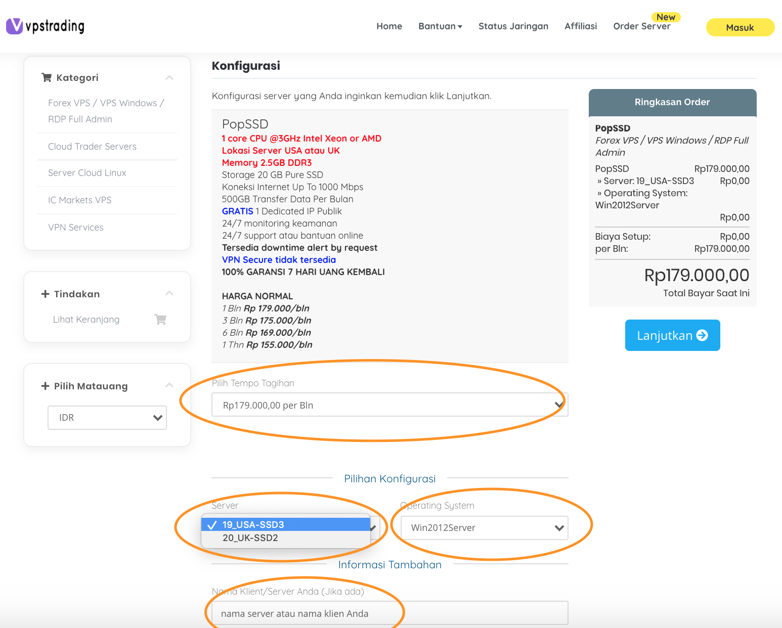 Cara sewa vps forex murah berkualitas di vpstrading.net