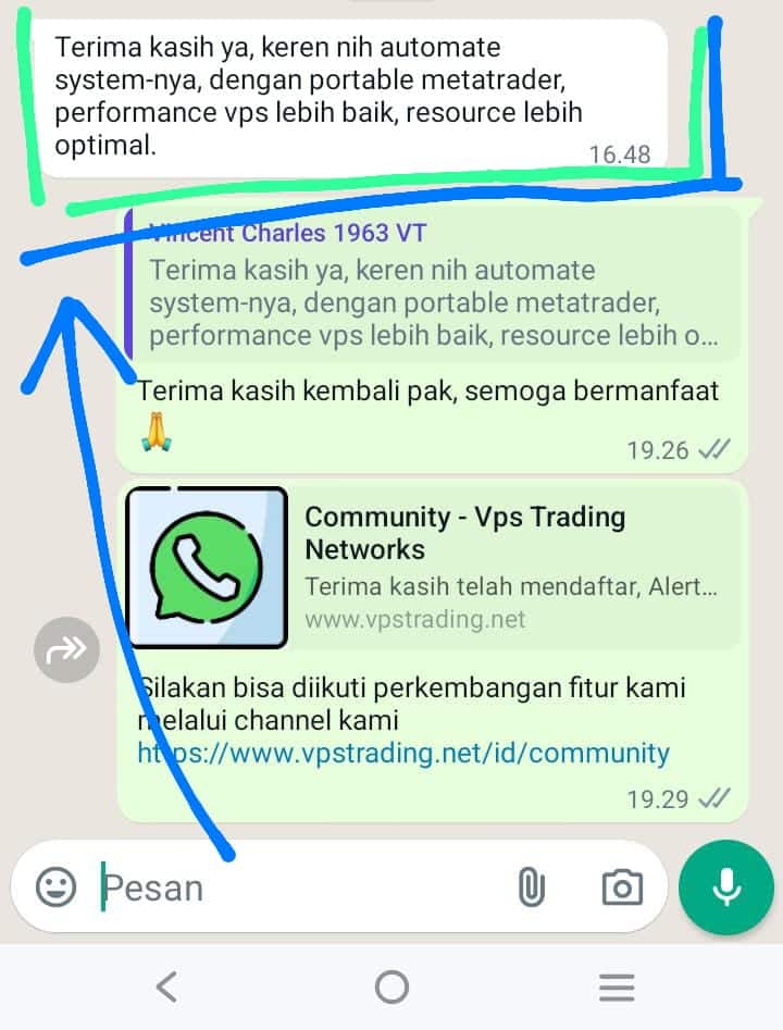 Automate System by VPSTrading.net fitur pendukung kegiatan trading.